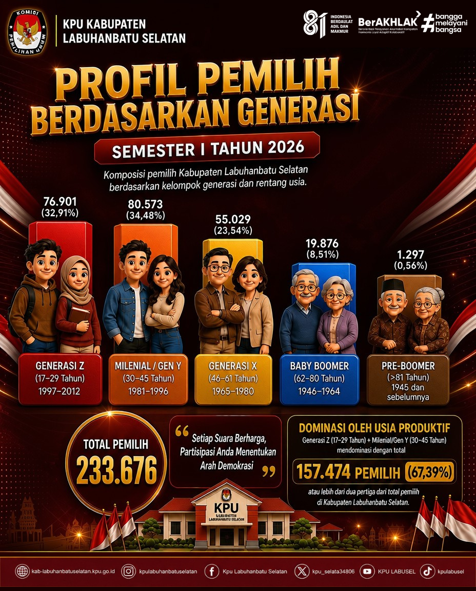 Profil Pemilih Berdasarkan Generasi